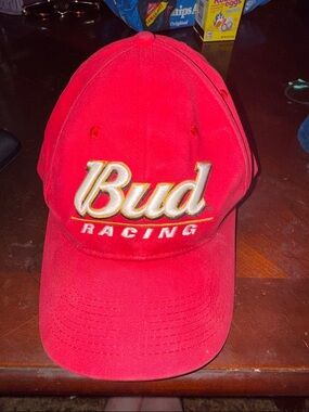 NASCAR Red Bud Racing Adjustable Strapback Cap VTG